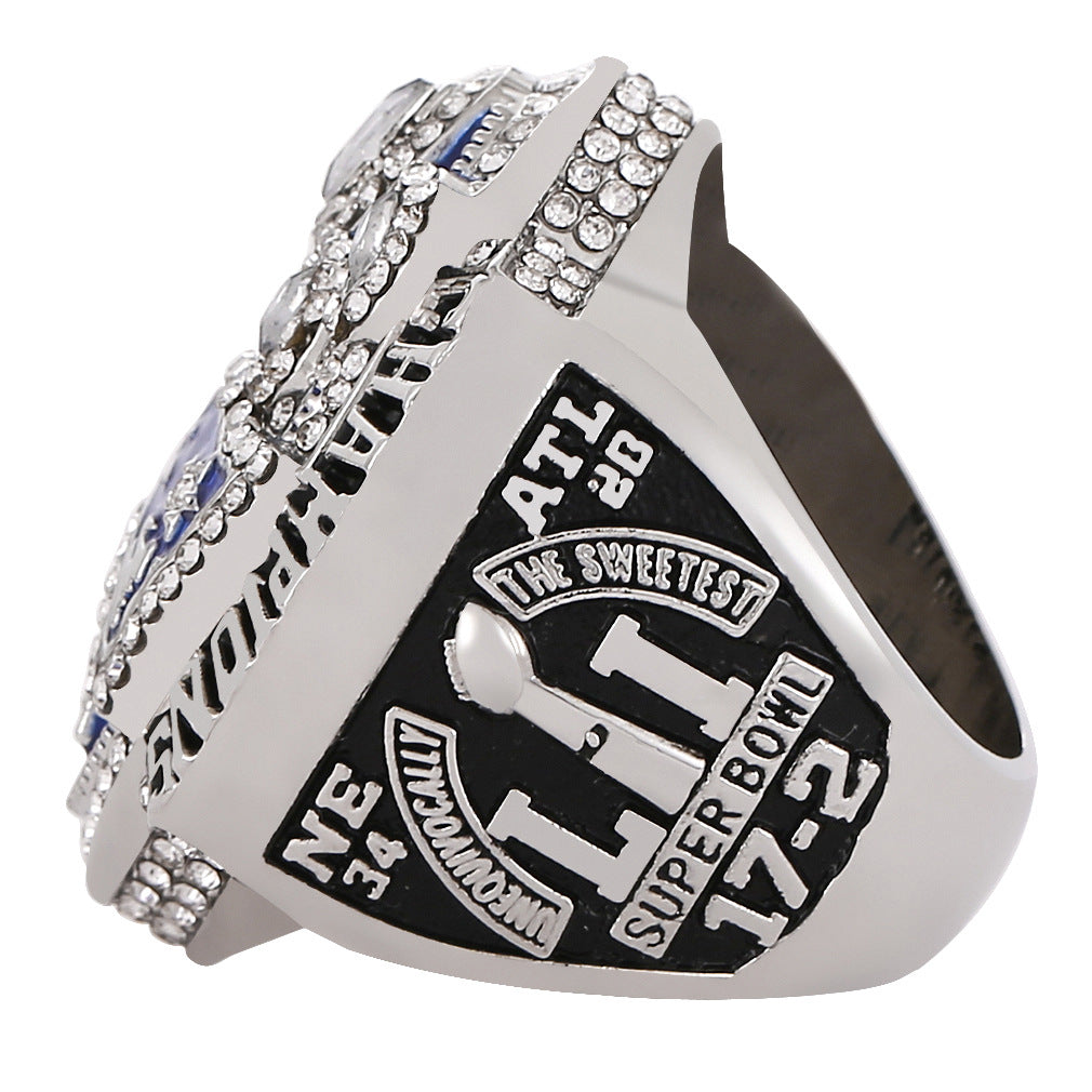 2016 NE Patriots football championship ring with box for men collection gift