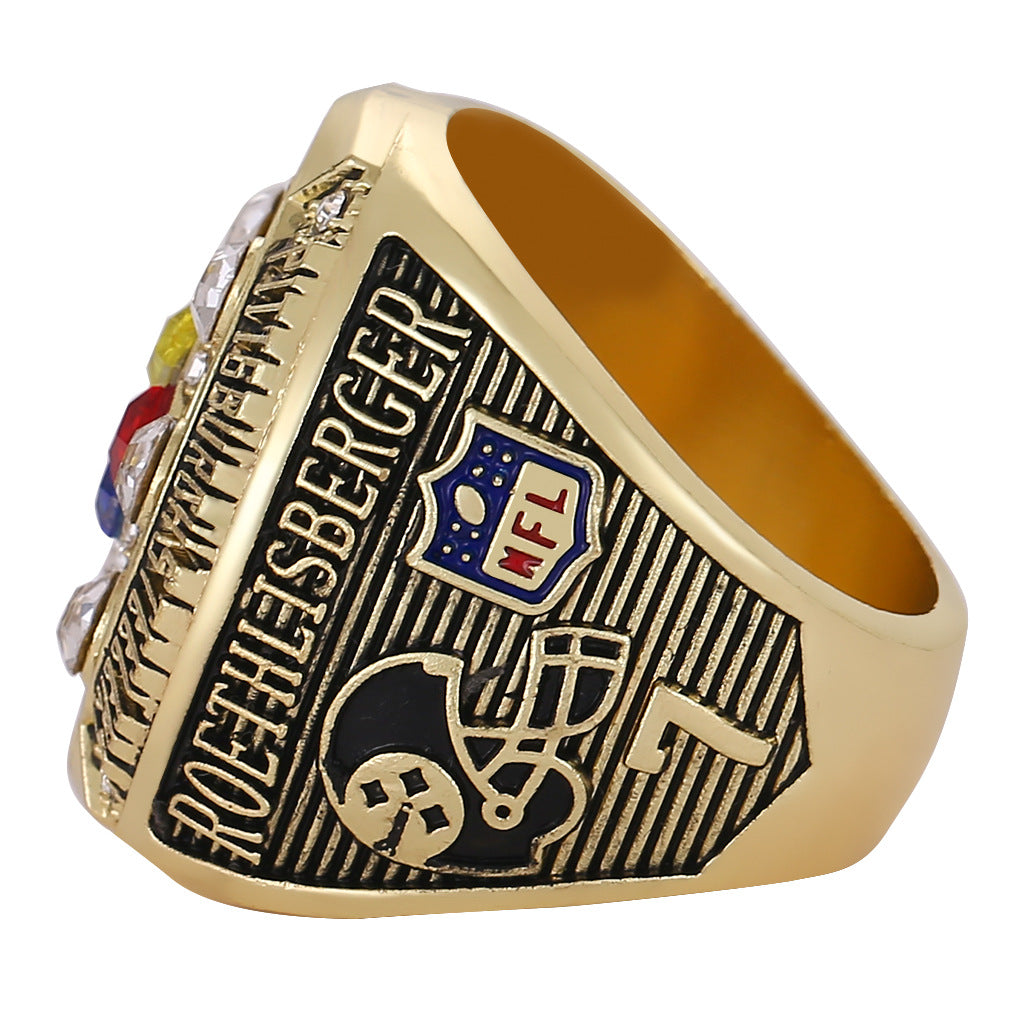 2008 Pittsburgh steelers football championship ring with box