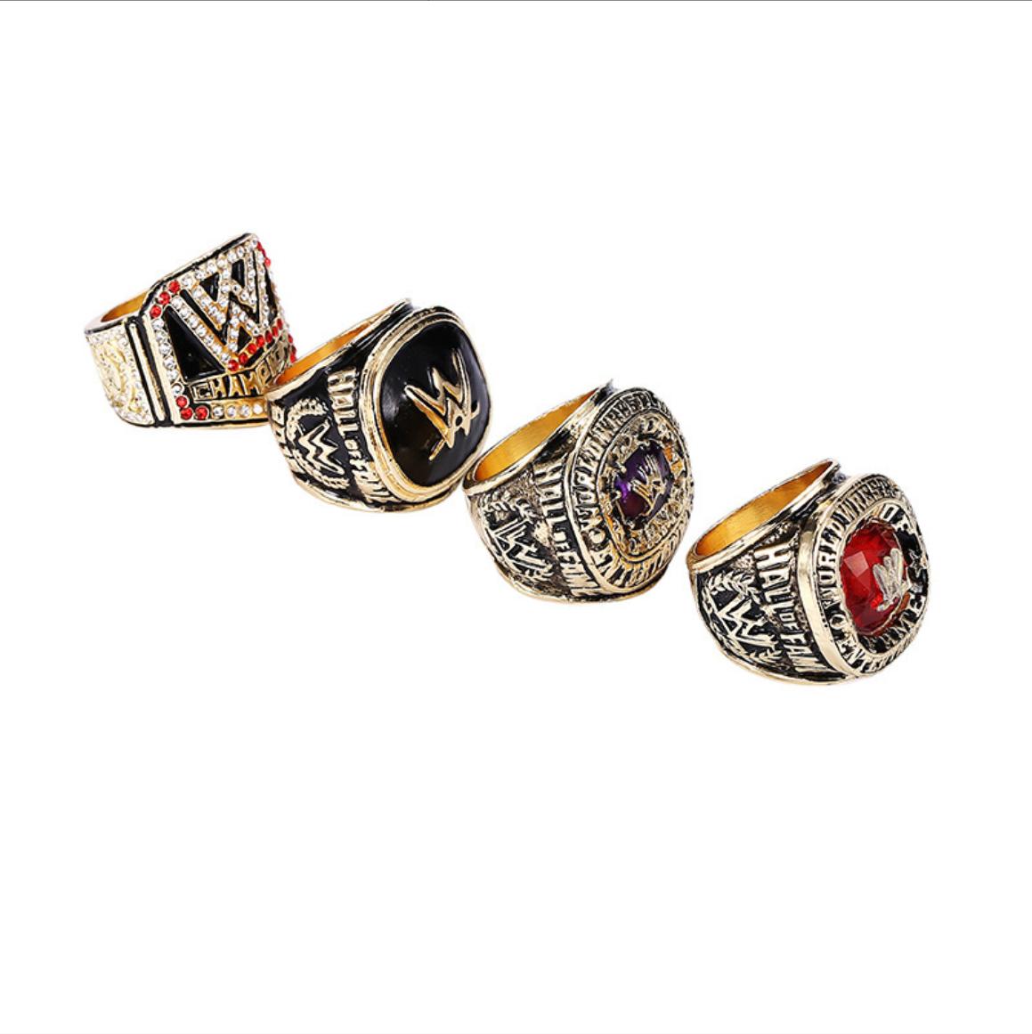 2004 2008 2015 2016 Wrestling World Entertainment WWE Hall Of Fame Championship Rings Set For Men Gift