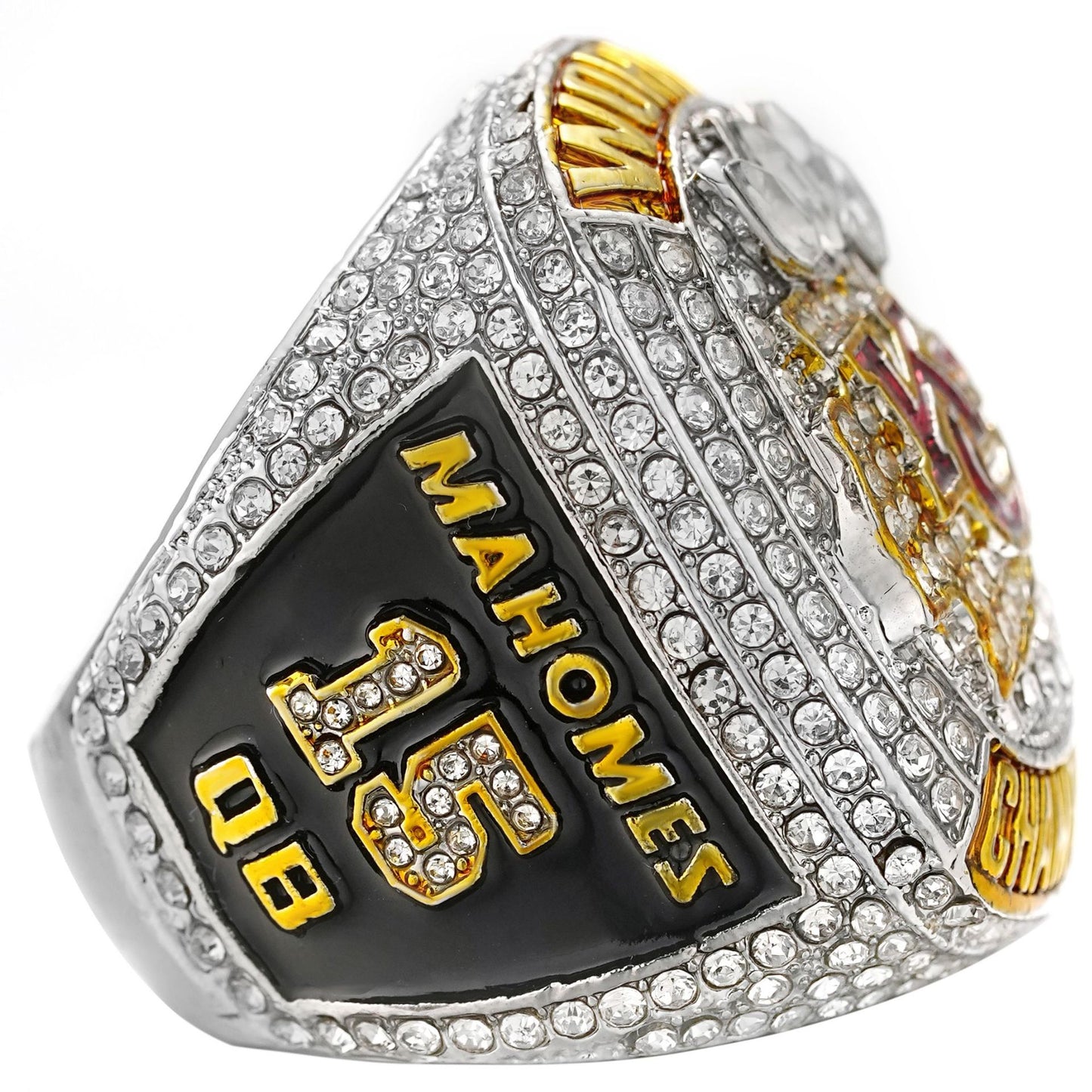 2024 KC Kansas City Chiefs NATIONAL FOOTBALL CHAMPIONSHIP RING K, CHAMPIONSHIP RINGS WITH WOOD BOX GIFT FOR CHRISTMAS BIRTHDAY MEN'S BOYS WOMEN