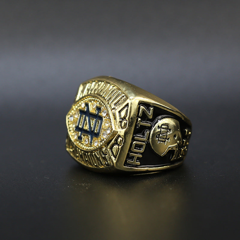 1988 Notre dame college football championship ring with box for men