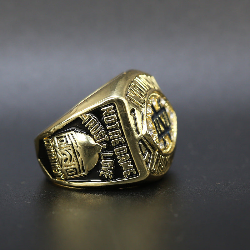 1988 Notre dame college football championship ring with box for men