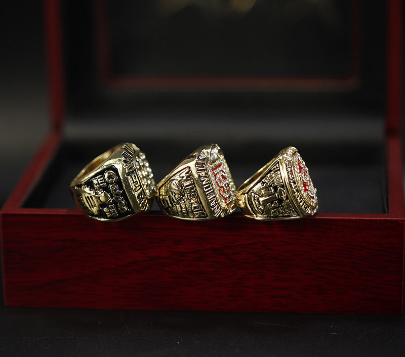 1996 2013 2014 Florida States University FSU college championship rings with box set for men
