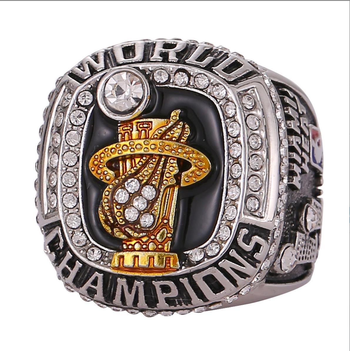 2006 2012 2013 Miami Heats NBA World Series Championship Rings Set with box