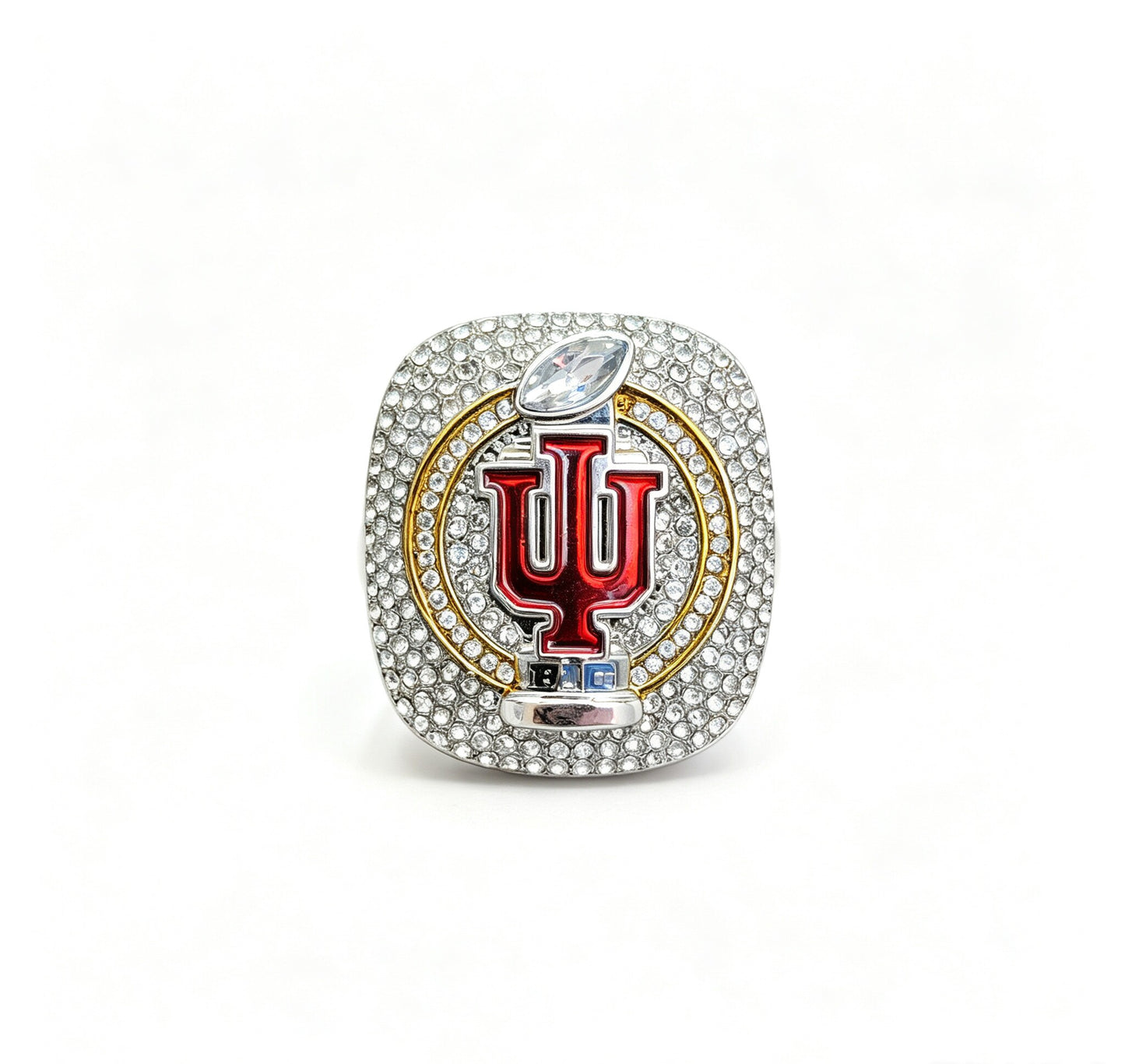 Luxury full rhinestone pave 2025 Indiana University Big Ten Football Championship Rings