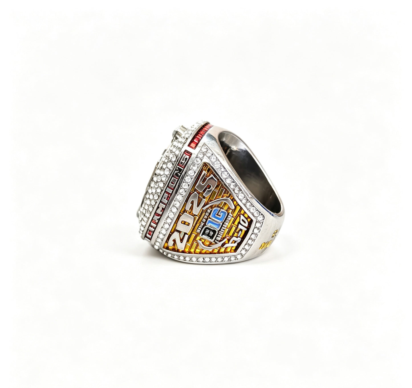 Luxury full rhinestone pave 2025 Indiana University Big Ten Football Championship Rings