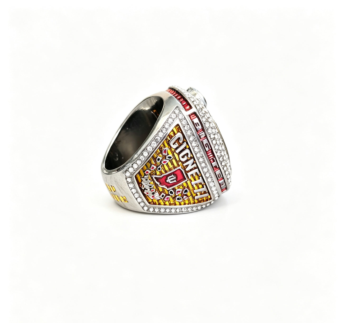 Luxury full rhinestone pave 2025 Indiana University Big Ten Football Championship Rings