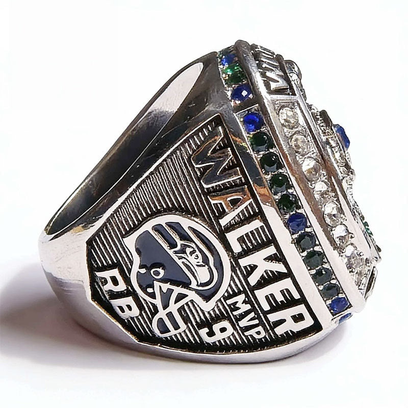 2026 fan design Seattle Seahawks football championship ring with box for men