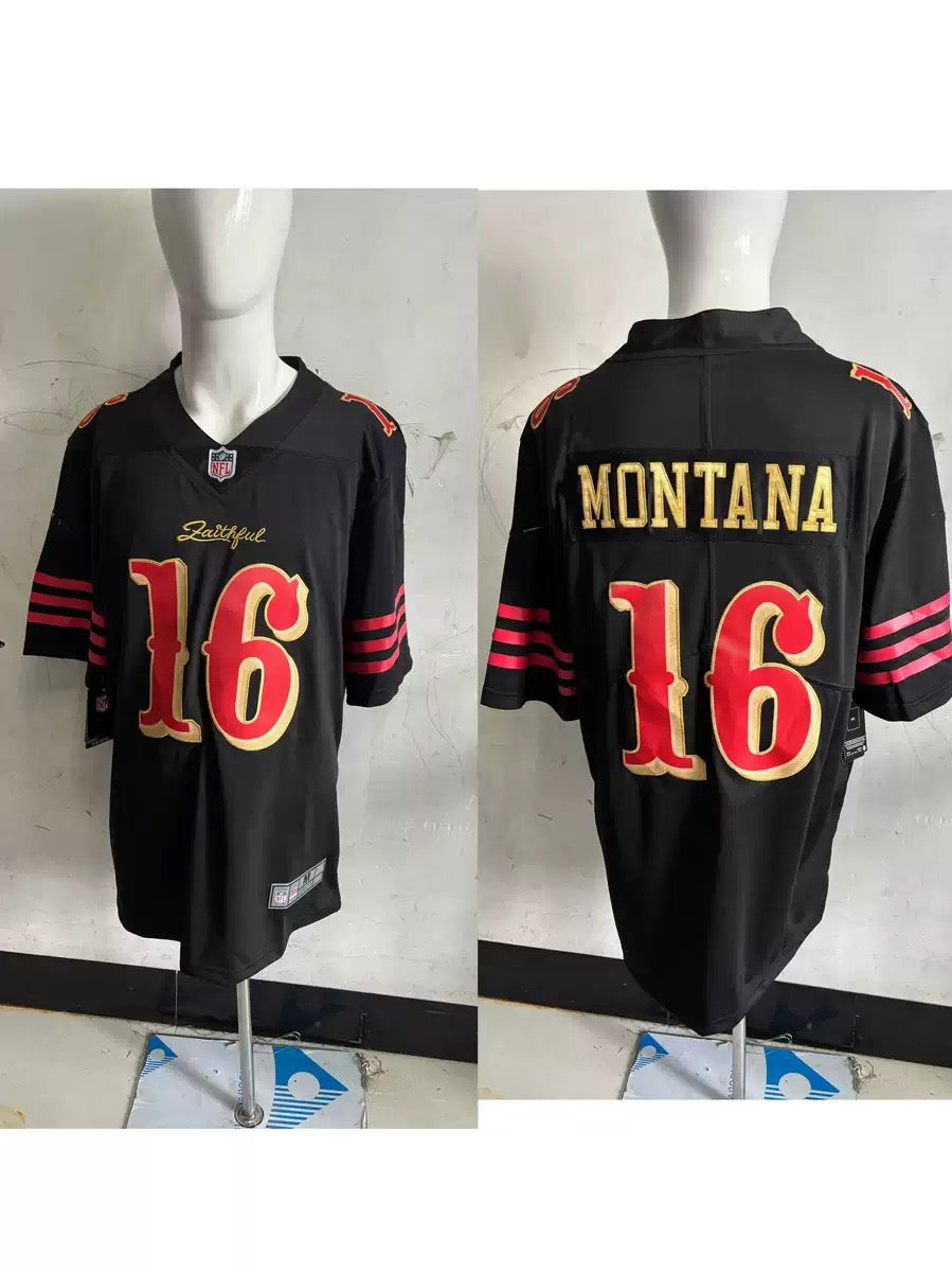 2026 2nd embroidered style SF 49ers football jersey for men