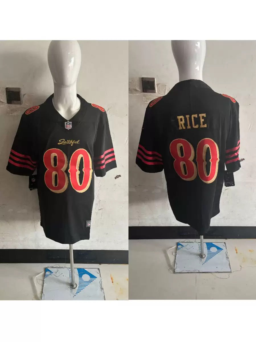 2026 2nd embroidered style SF 49ers football jersey for men