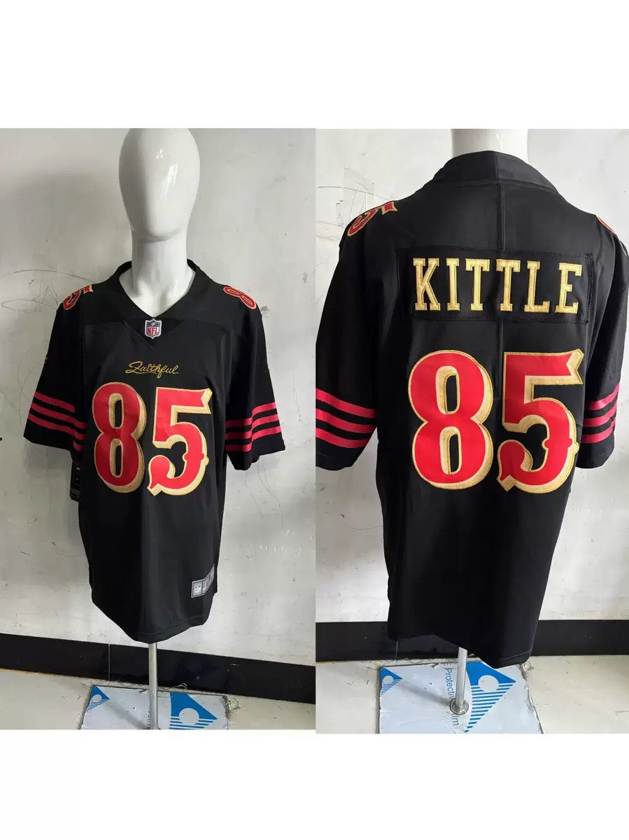 2026 2nd embroidered style SF 49ers football jersey for men