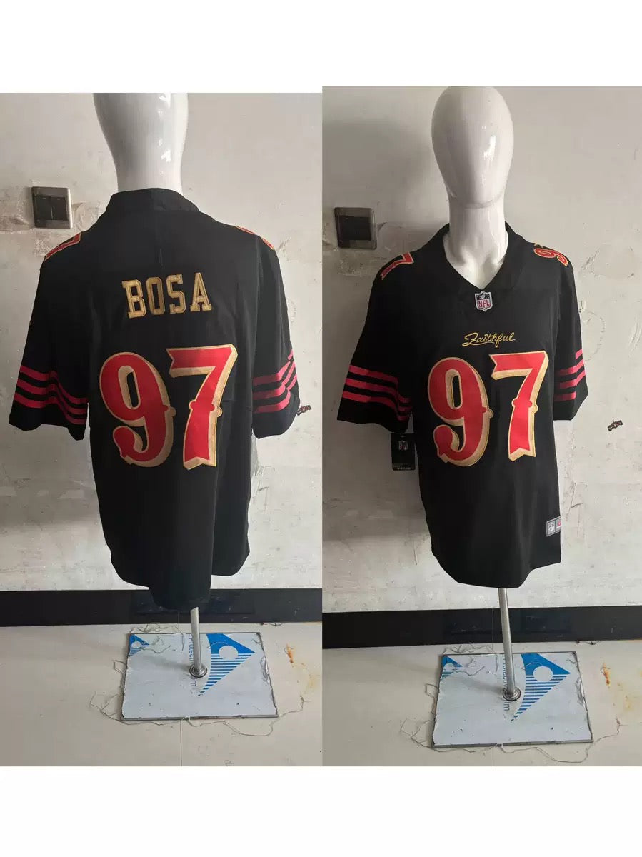 2026 2nd embroidered style SF 49ers football jersey for men