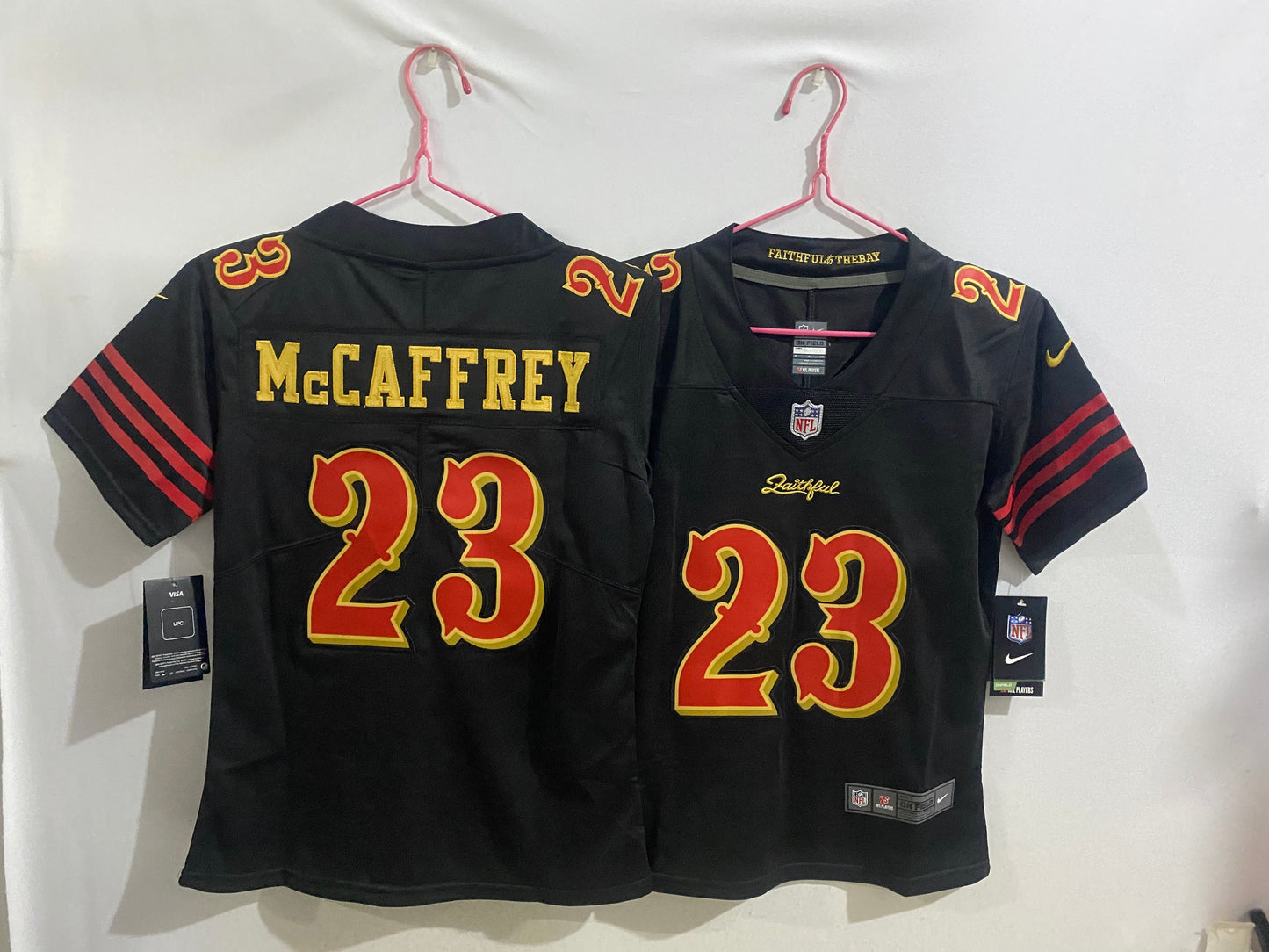 Boys girls fans SF 49ers football championship youth jersey