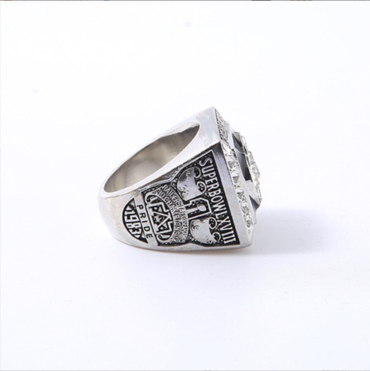 1983 Oakland Raiders Super Bowl Championship Rings With Box Set