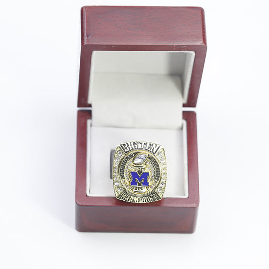 2021 Michigan Big Ten Championship Ring With Box For Men