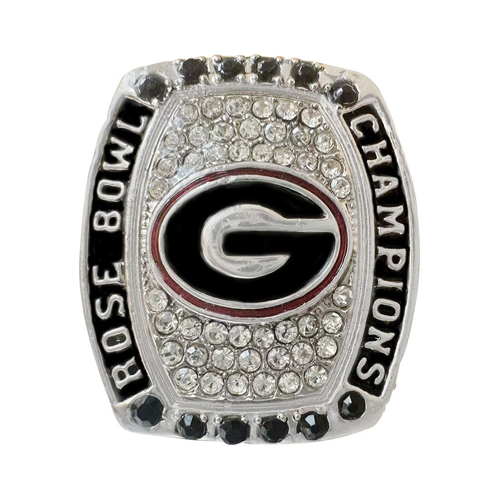 Georgia bulldogs 2017 rose bowl championship ring with box