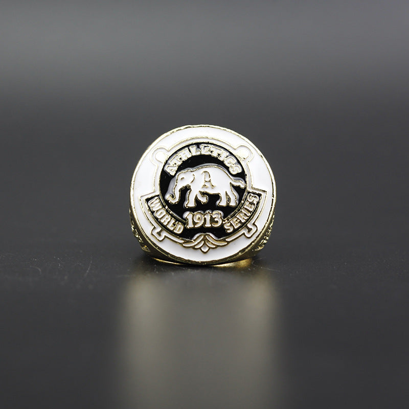 1913 Philadelphia Athletics A's Baseball World Series Championship Ring With Box