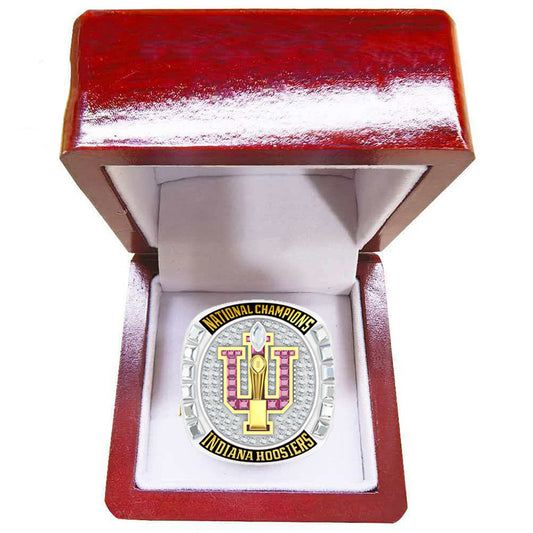 2025 indiana hoosiers national championship ring with box for men