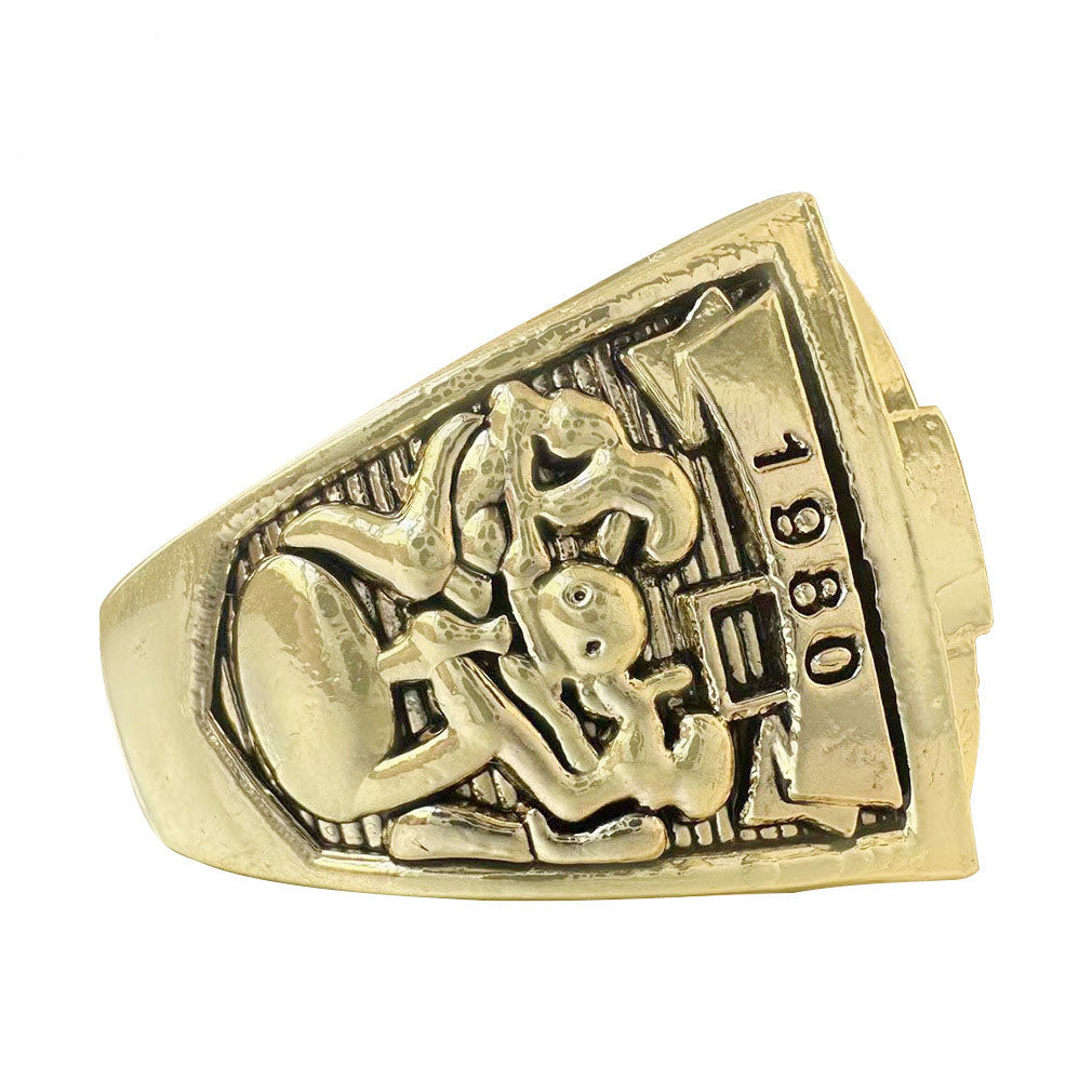Georgia bulldogs 1980 national championship ring with box