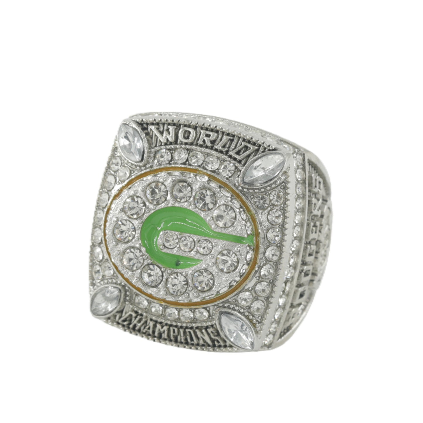 2010 Green Bay Packers Football Championship Ring With Box For Men