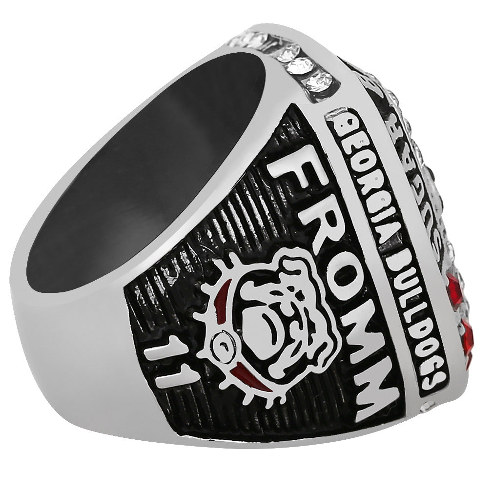 Georgia bulldogs 2020 sugar bowl championship ring with box