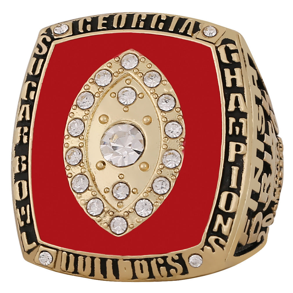 Georgia Bulldogs 2003 sugar bowl championship ring with box