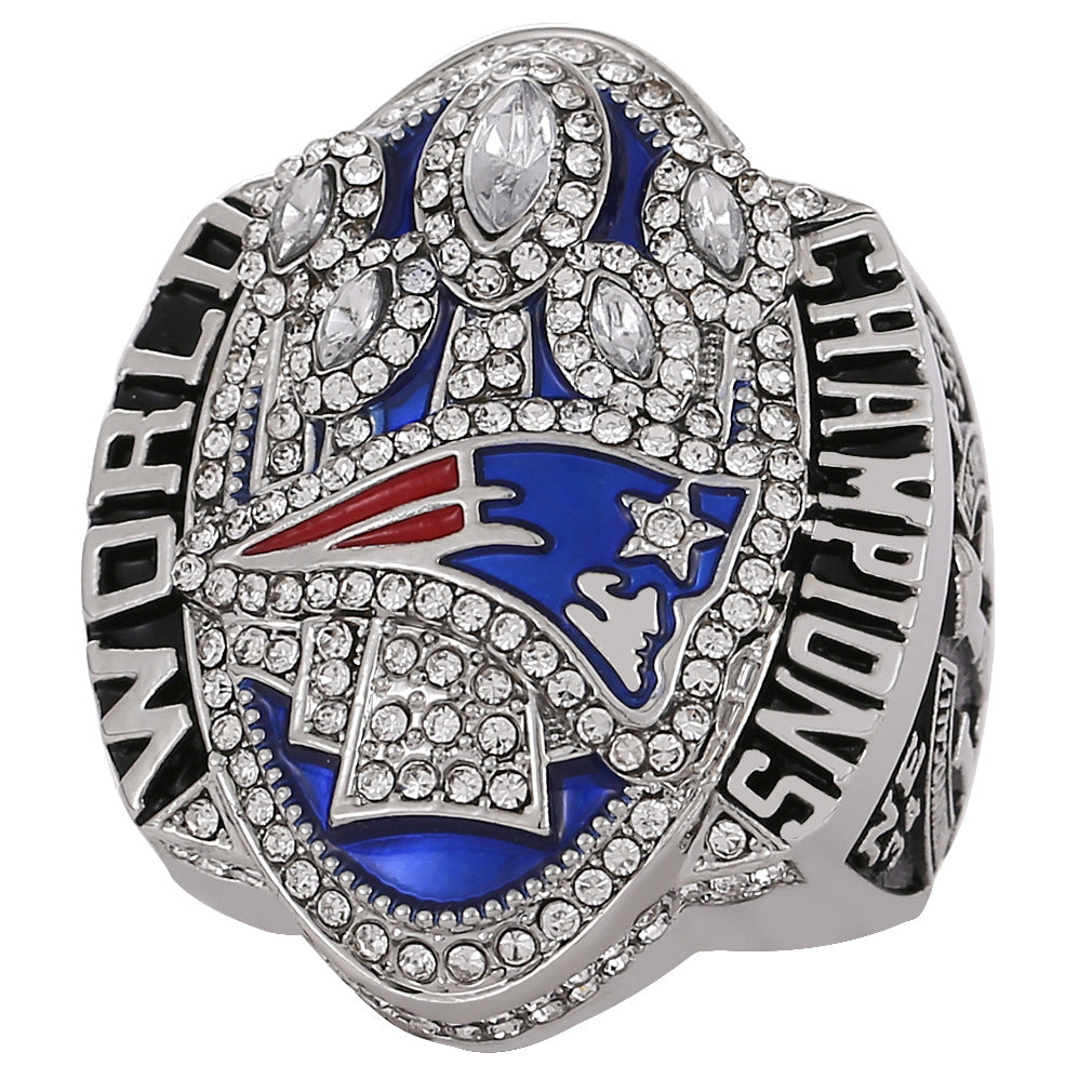 2016 NE Patriots football championship ring with box for men collection gift