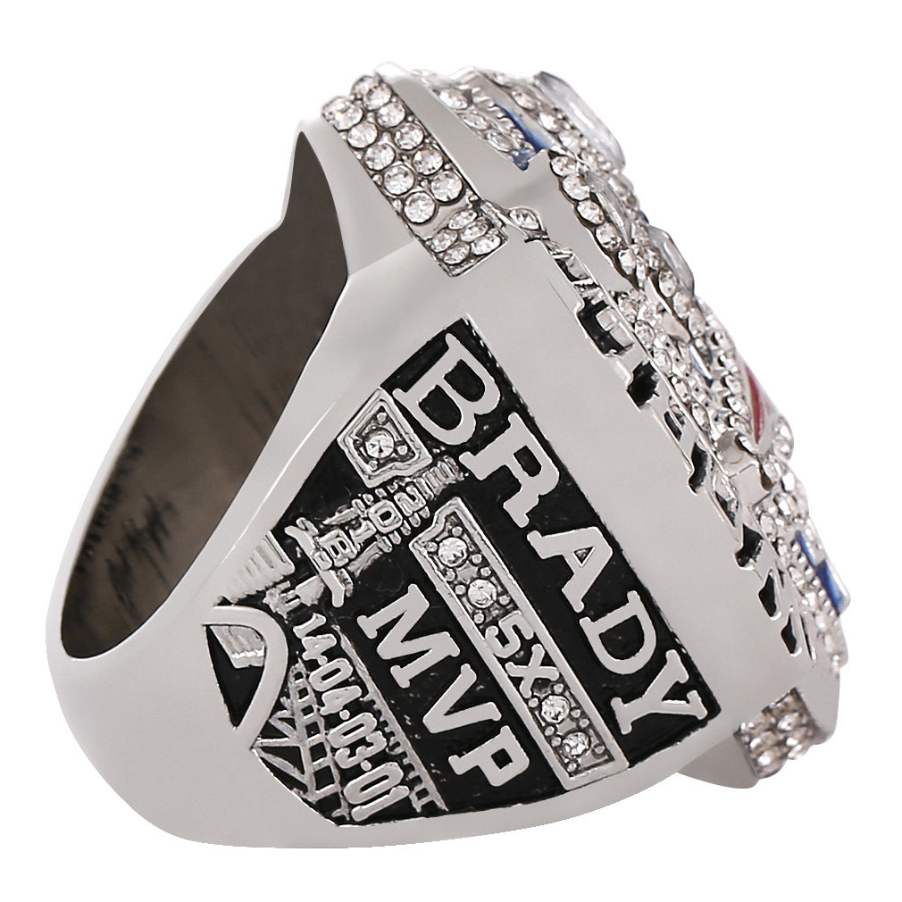2016 NE Patriots football championship ring with box for men collection gift