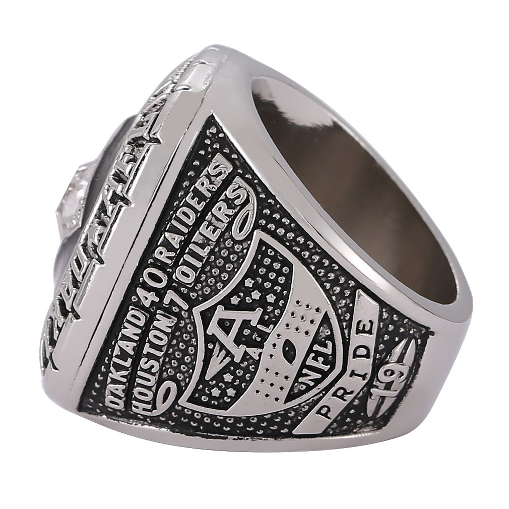 1967 Okland Raiders football championship ring