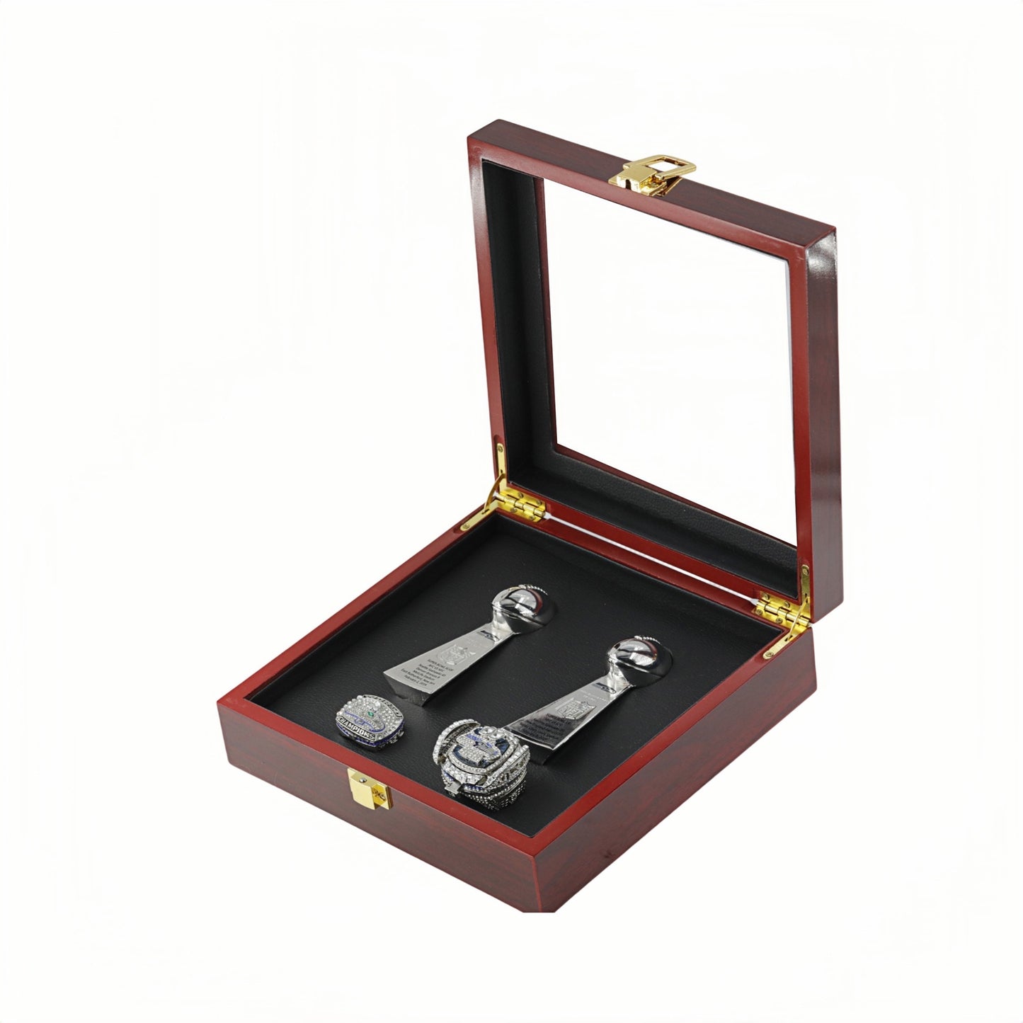 2013 2025 seattle seahawks 2 rings with 2 trophies boxed set for men collection gift