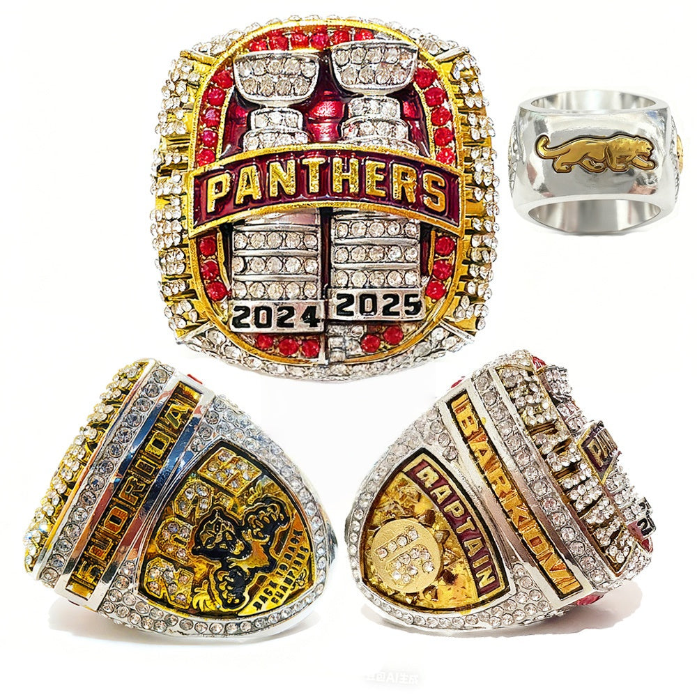 NEWEST 2025 Florida Panthers Stanley Cup Hockey Championship Ring With Box