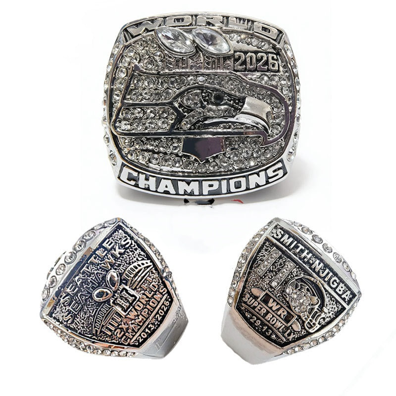 2026 fan design seattle seahawks football championship ring with box for men