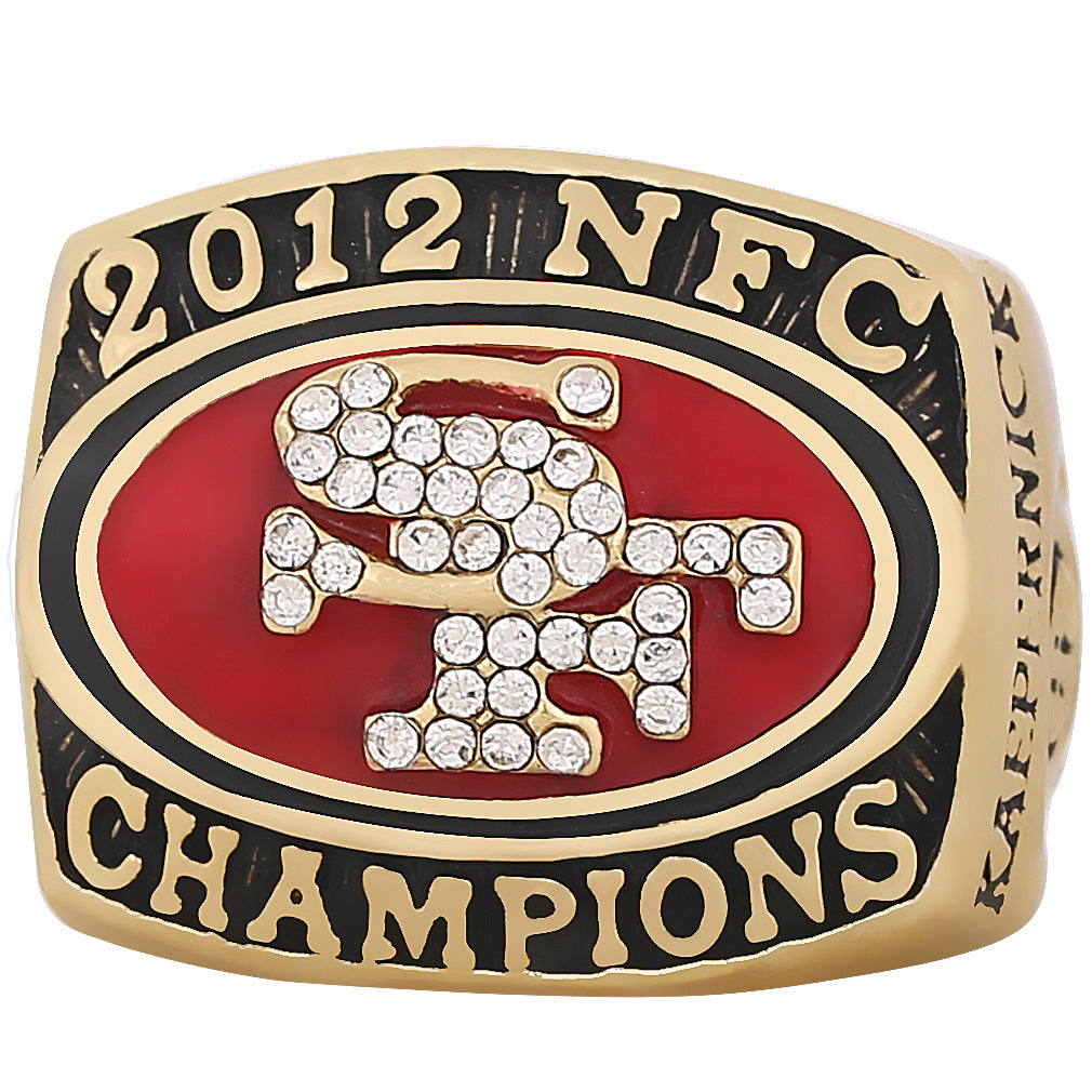 2012 San Francisco 49ERS football championship ring