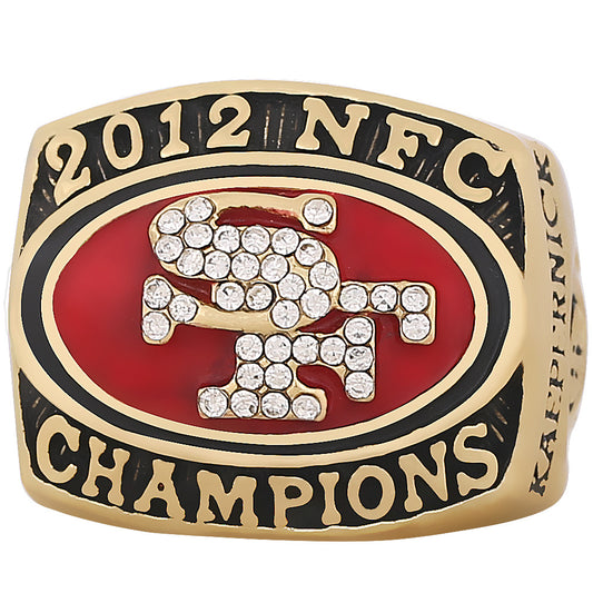 2012 San Francisco 49ERS football championship ring