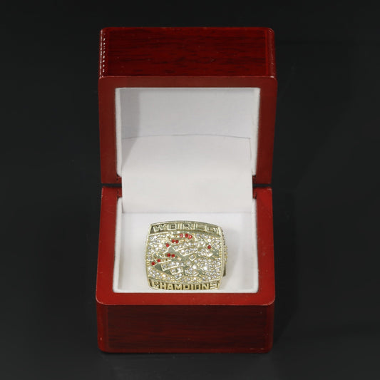 1998 Denver broncos football championship ring with box