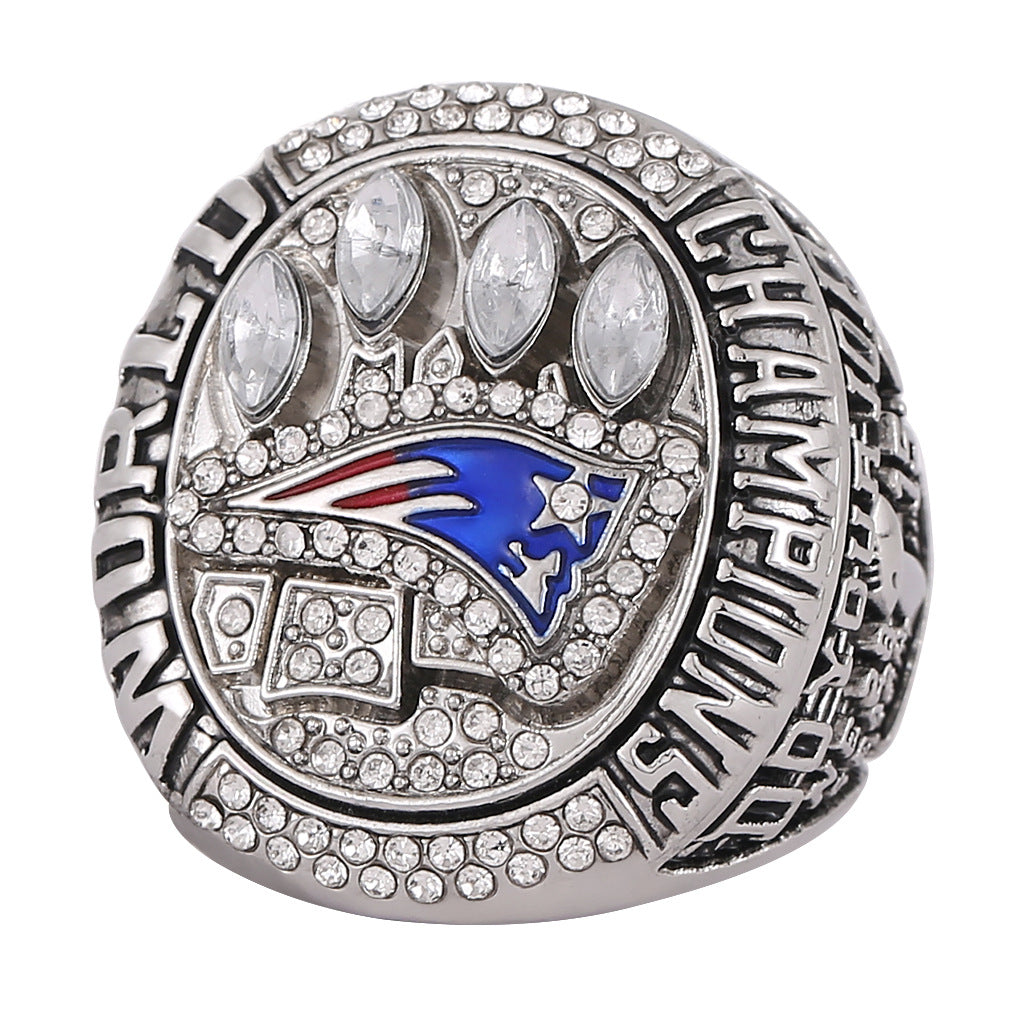 2014 NE Patriots football championship ring with box for men collection gift