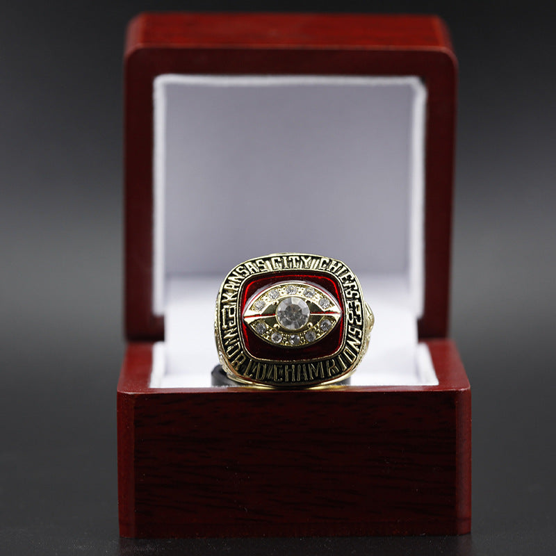 1969 KC Chiefs Super Bowl Championship rings with box set