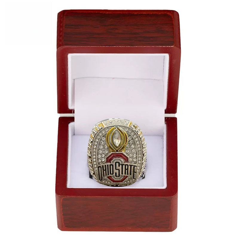 2025 ohio state buckey national championship ring with box