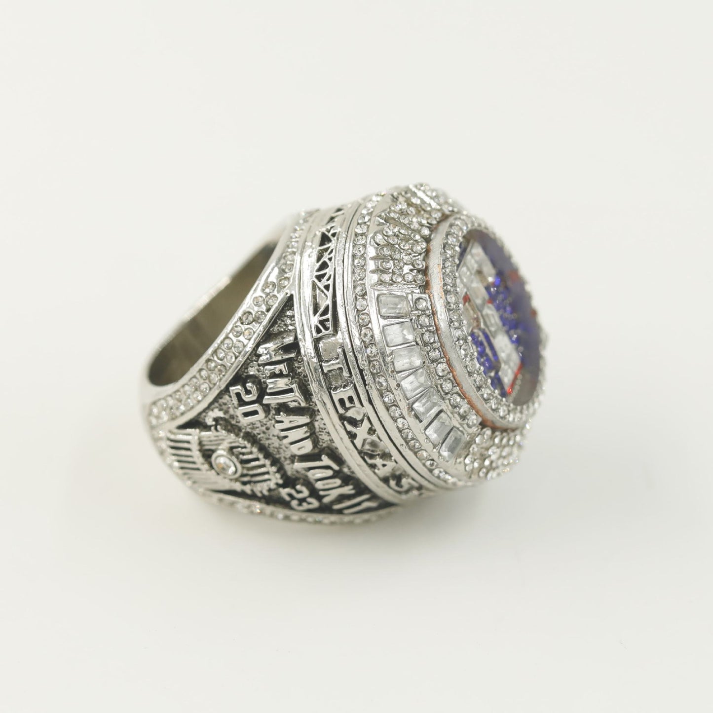 Flip top style 2023 Texas Rangers Baseball championship ring with box for men