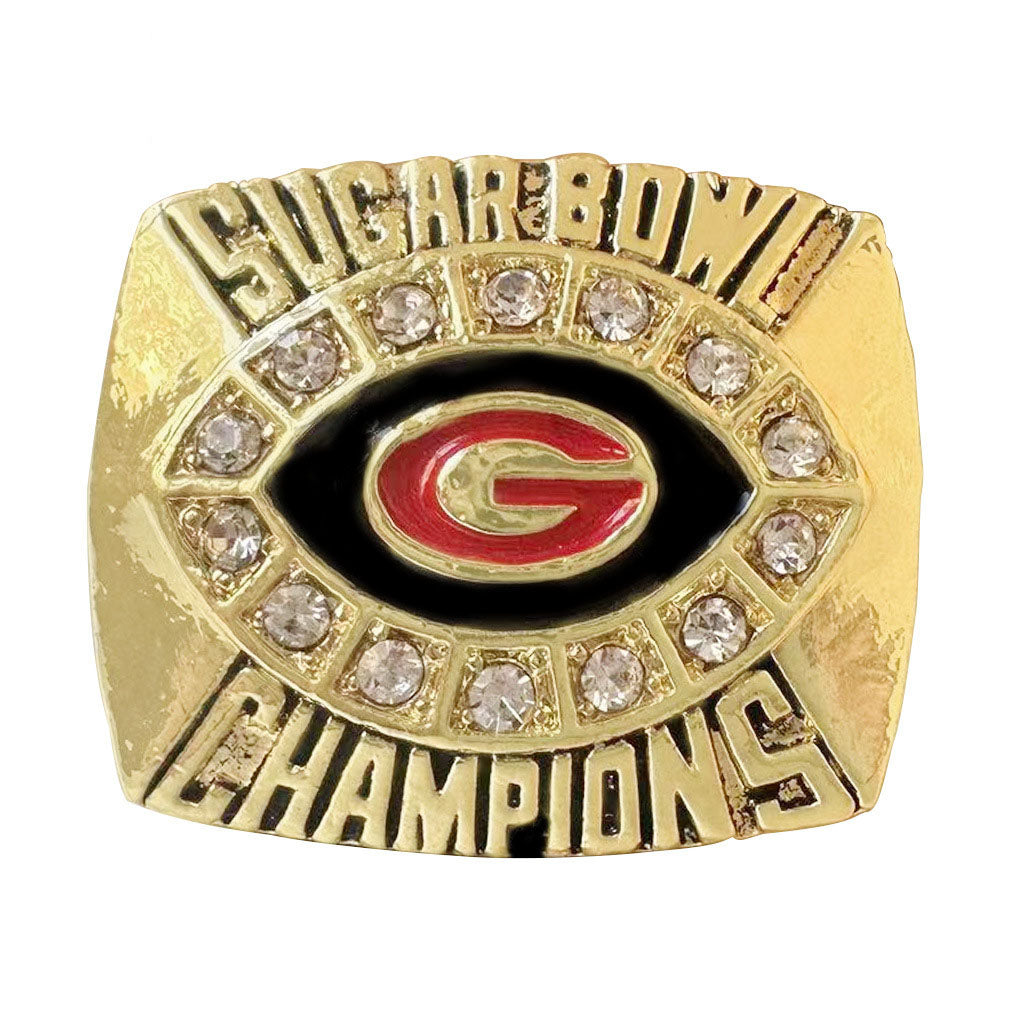 Georgia bulldogs 2008 Sugar bowl championship ring with box