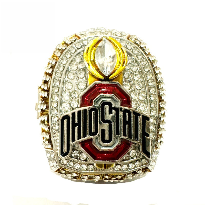 2025 ohio state buckey national championship ring with box