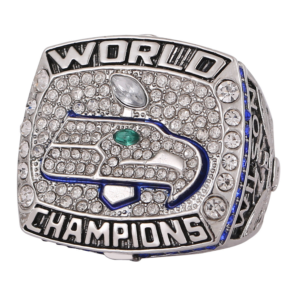 2013 Seattle Seahawks Football Championship Ring With Wooden Box