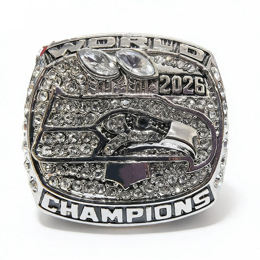 2026 fan design seattle seahawks football championship ring for men