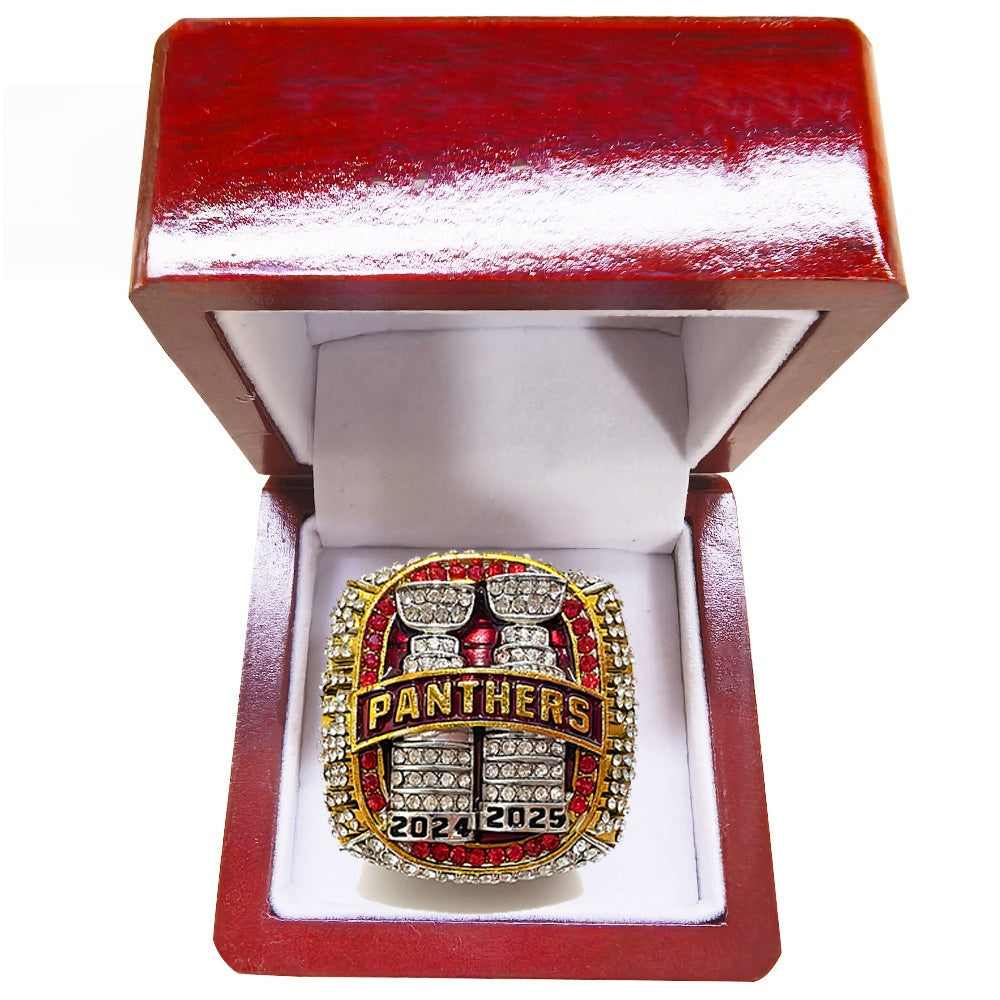 NEWEST 2025 Florida Panthers Stanley Cup Hockey Championship Ring With Box