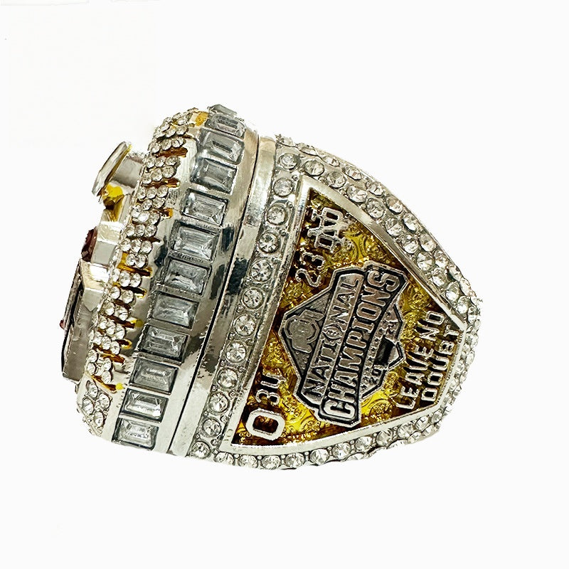 2025 ohio state buckey national championship ring with box