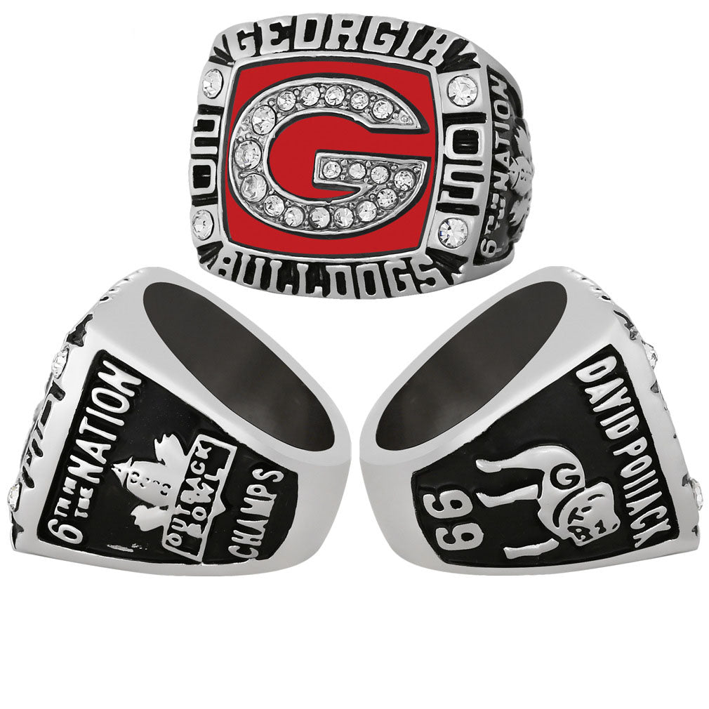 Georgia bulldogs 2005 championship ring withbox