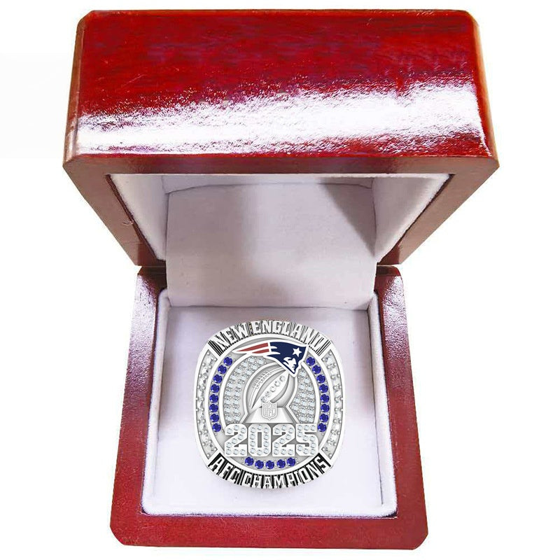 2026 NE Patriots football championship ring fans design with box for men