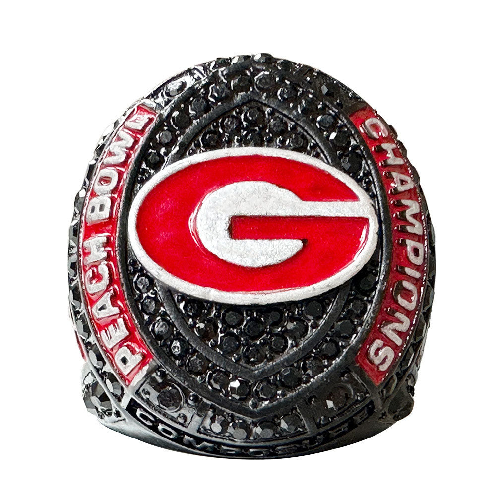 Georgia bulldogs 2022 peach bowl championship ring with box