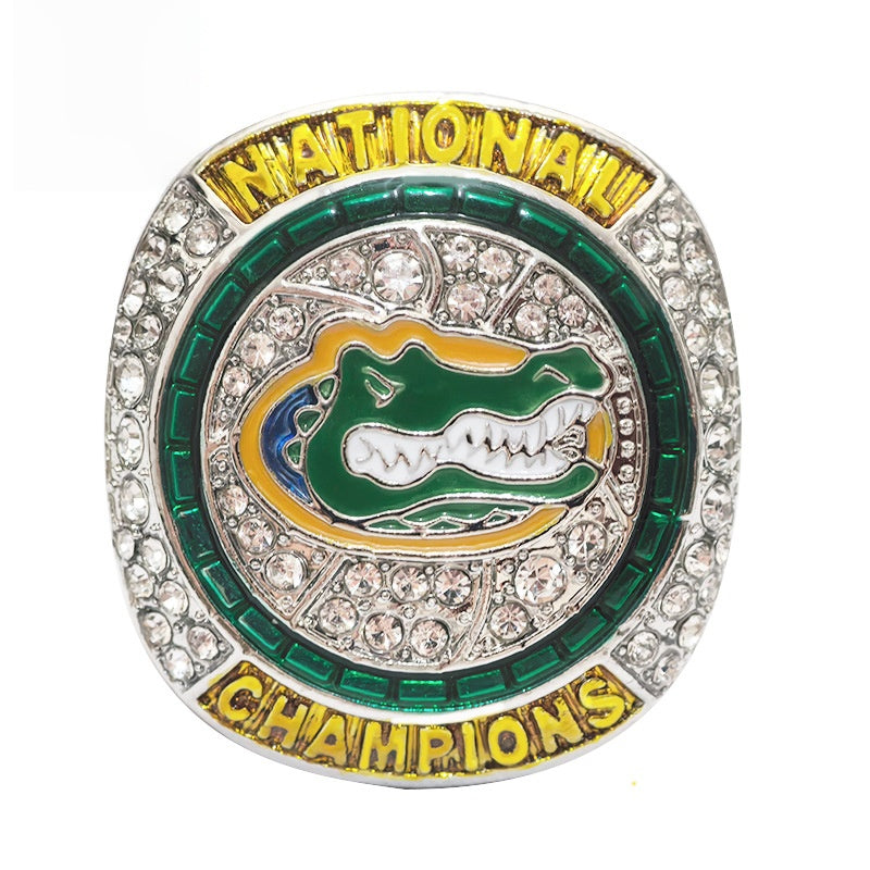 2025 Florida Gators basketball championship ring with box