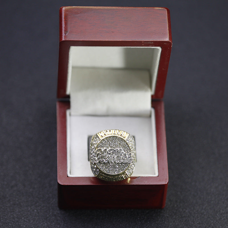 2022 University of Mississippi Ole Miss baseball championship ring with box